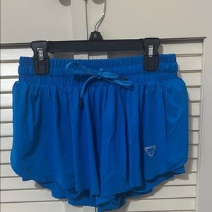 Vibrant Blue Women's Athletic Shorts